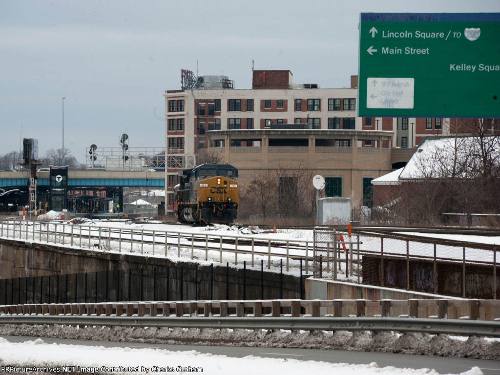 Heading to the CSX yard